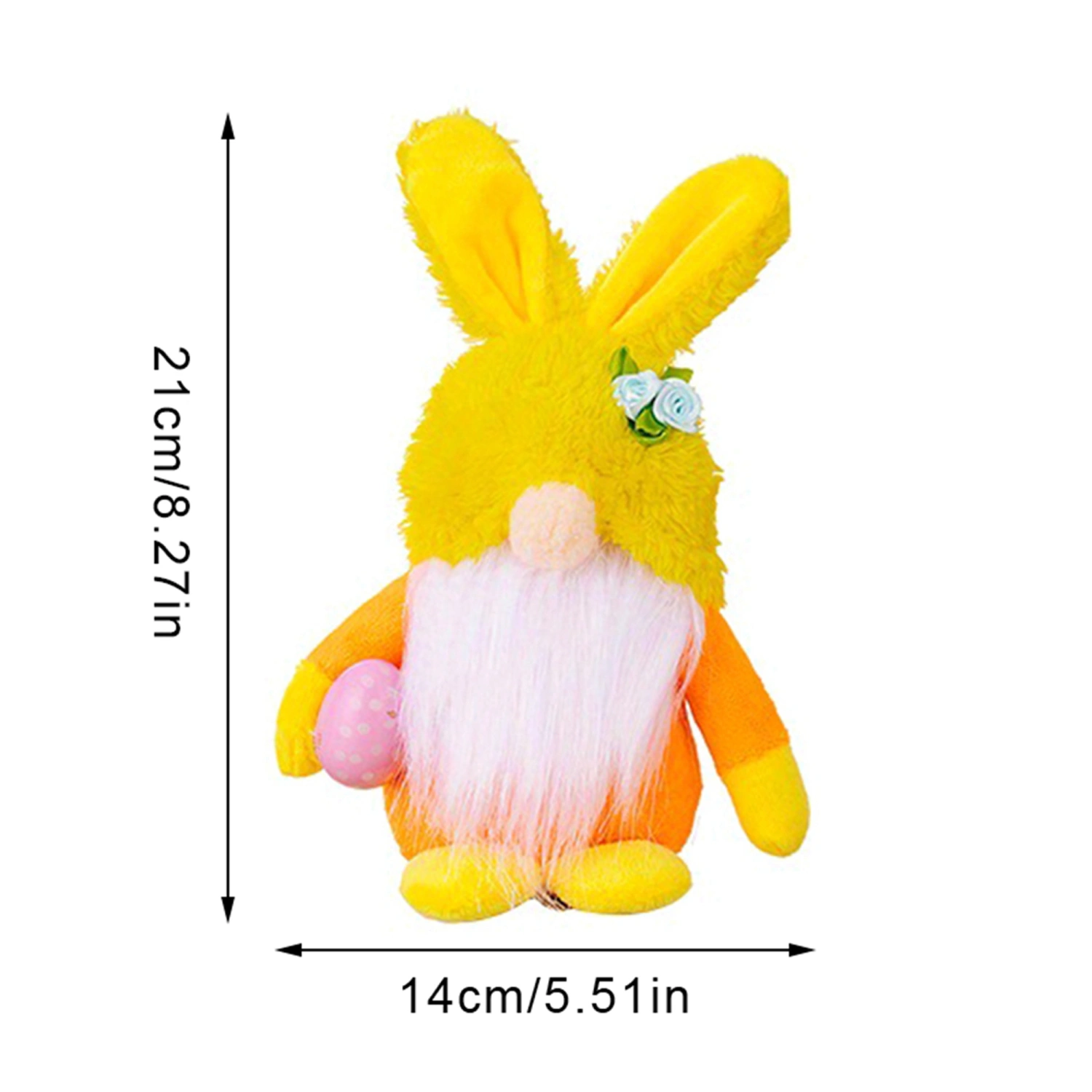 Easter Doll, No Face Old Man Rabbit Doll Desktop Home Decor Gift