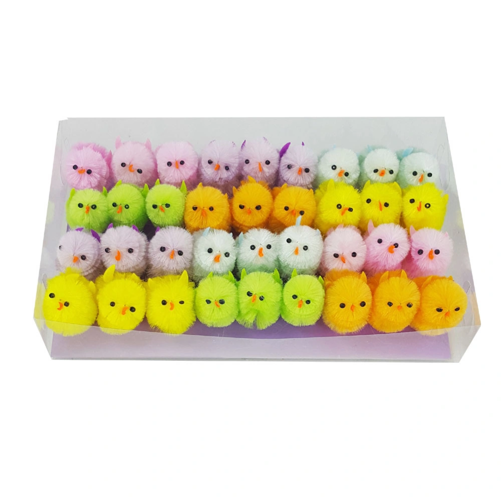 Easter Table Decorations Cute Plush Mini Chicken Tabletop Centerpieces