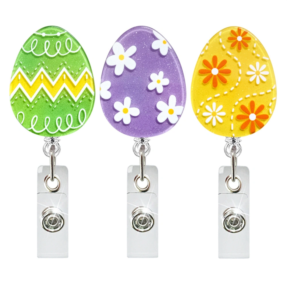 Easter Badge Reels Retractable Nurse Badge Holder with Alligator Clip