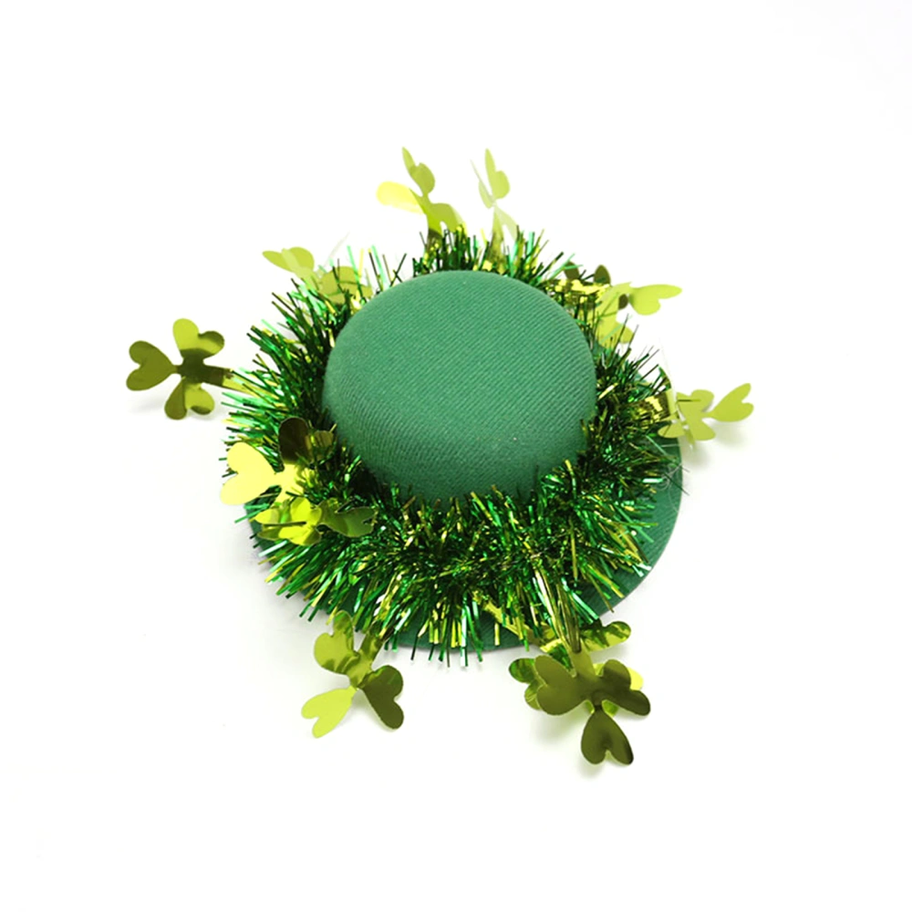 Irish Day Headbands Green Clover Top Hat Bracelet for Cosplay Party