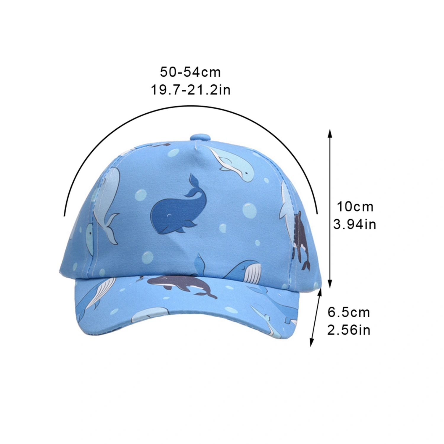 Toddler Baseball Caps Sun Protection Trucker Hats Cartoon Print Hats