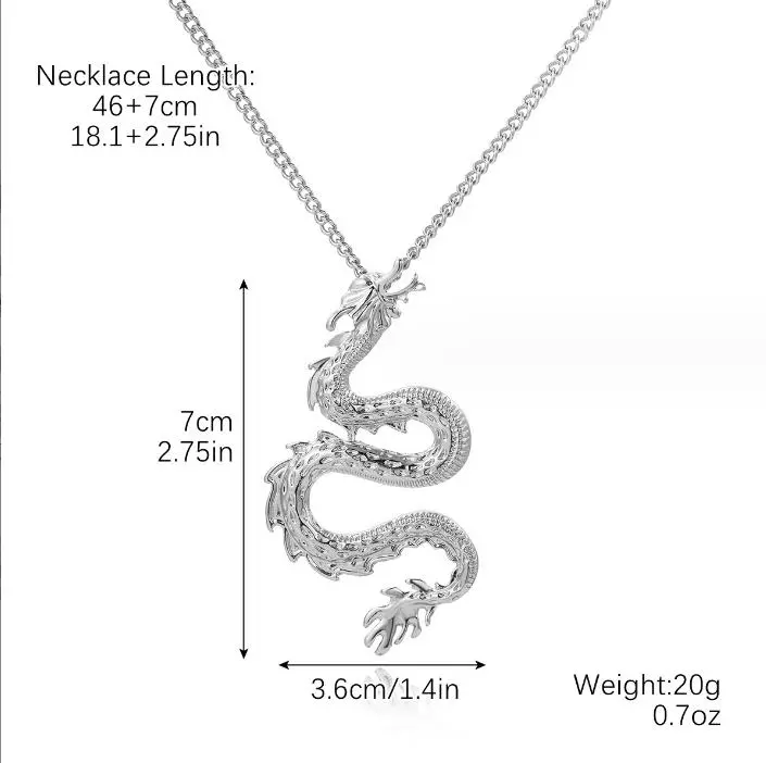 Chinese Dragon Necklaces for Women Chinese Zodiac Necklaces 
