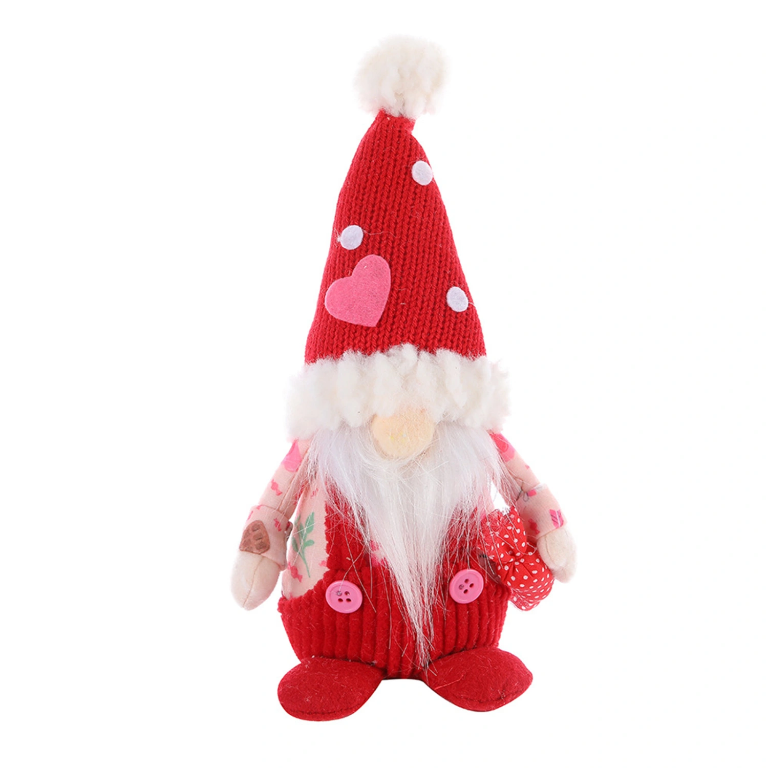 Valentine's Day Table Decorations Gnomes Stuffed Animal Centerpiece