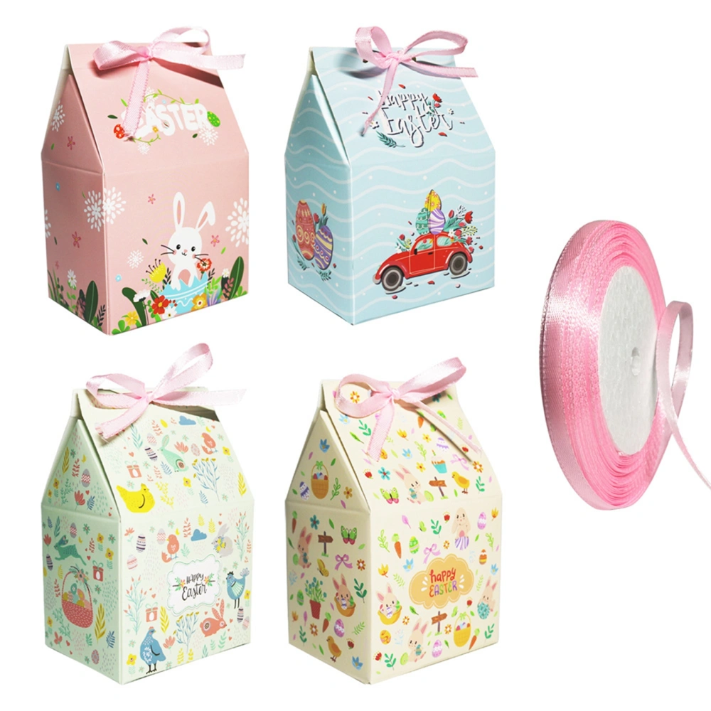 Easter Candy Paper Bags Cute Goodie Gift Bags Snack Treat Bag 