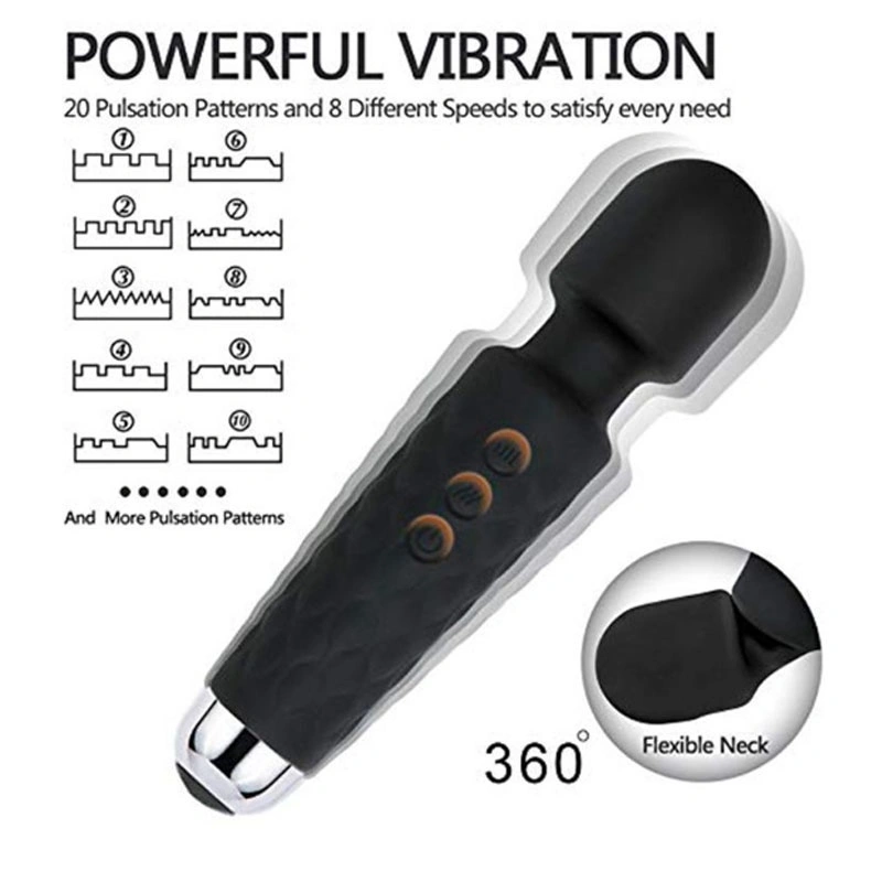 2024 Super Powerful Vibrator Silicone Waterproof Magic Wand Massager Toys Female Toys for Couple