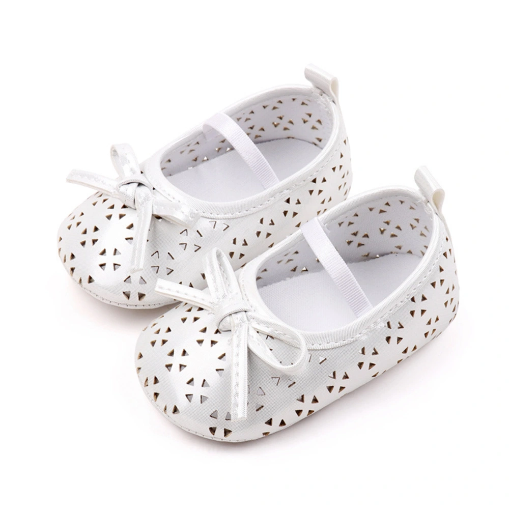 Baby Girls Princess Shoes, Soft PU Leather Hollowed First Walker Shoes