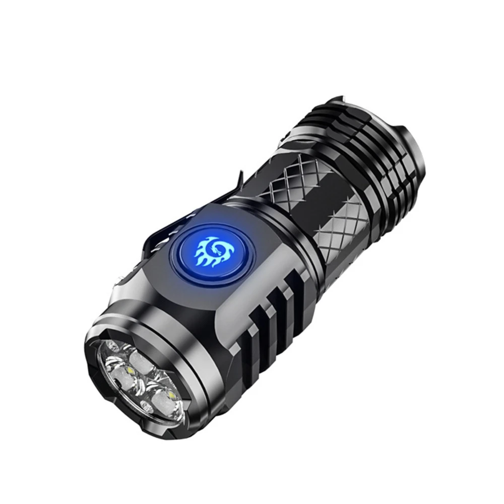 Rechargeable Bright Flashlights 5 Modes Waterproof Mini Flashlights