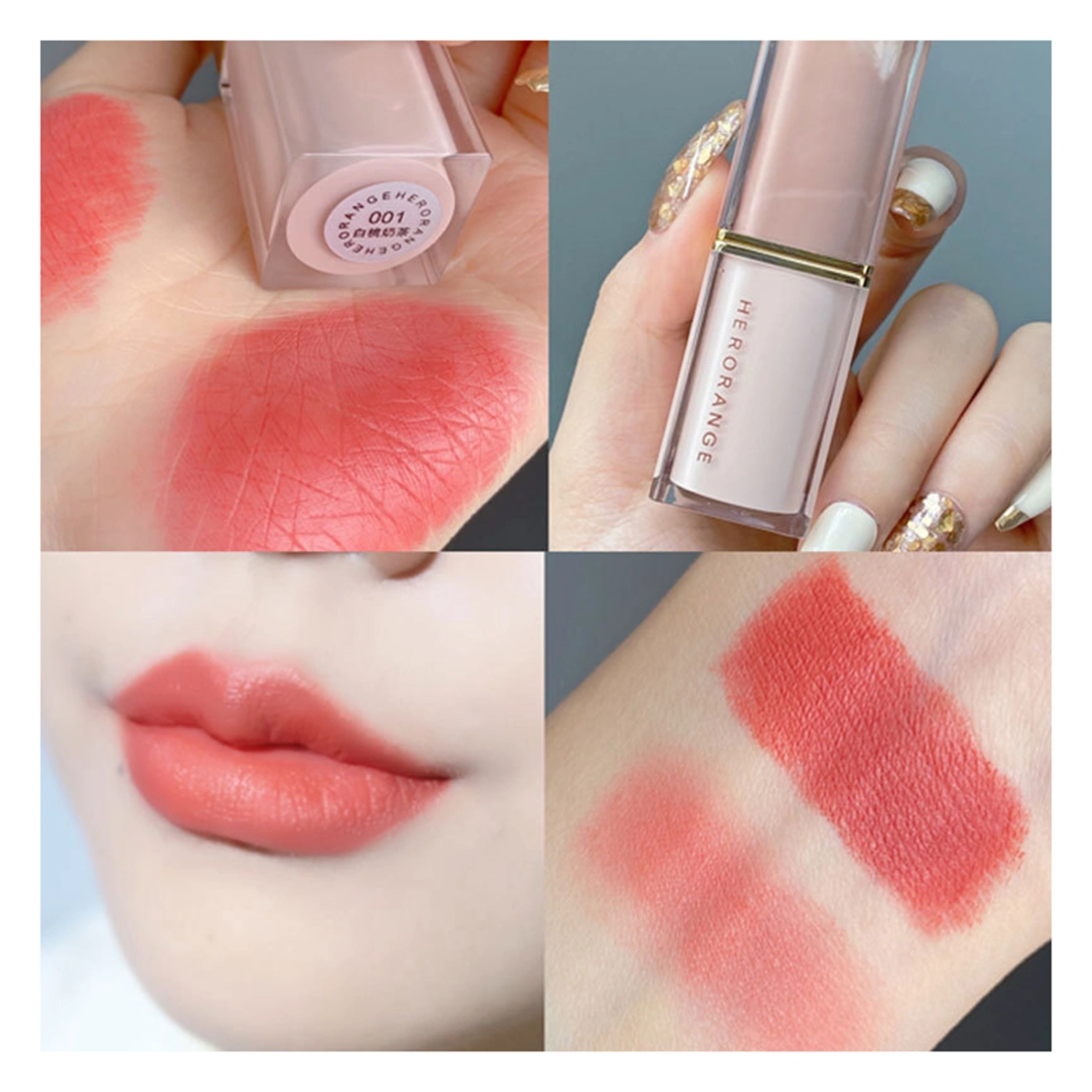 Velvet Matte Lipstick Highly Pigmented Lip Gloss Long Lasting