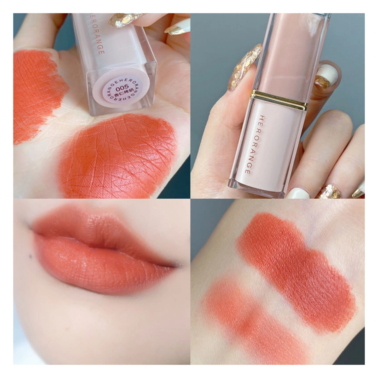 Velvet Matte Lipstick Highly Pigmented Lip Gloss Long Lasting