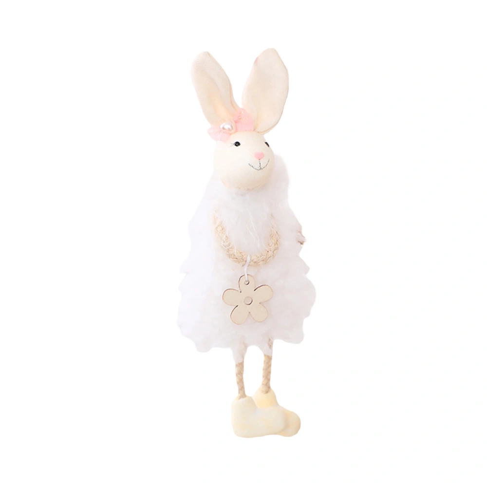 Easter Rabbit Hanging Pendant Lovely Plush Bunny Decoration Ornaments