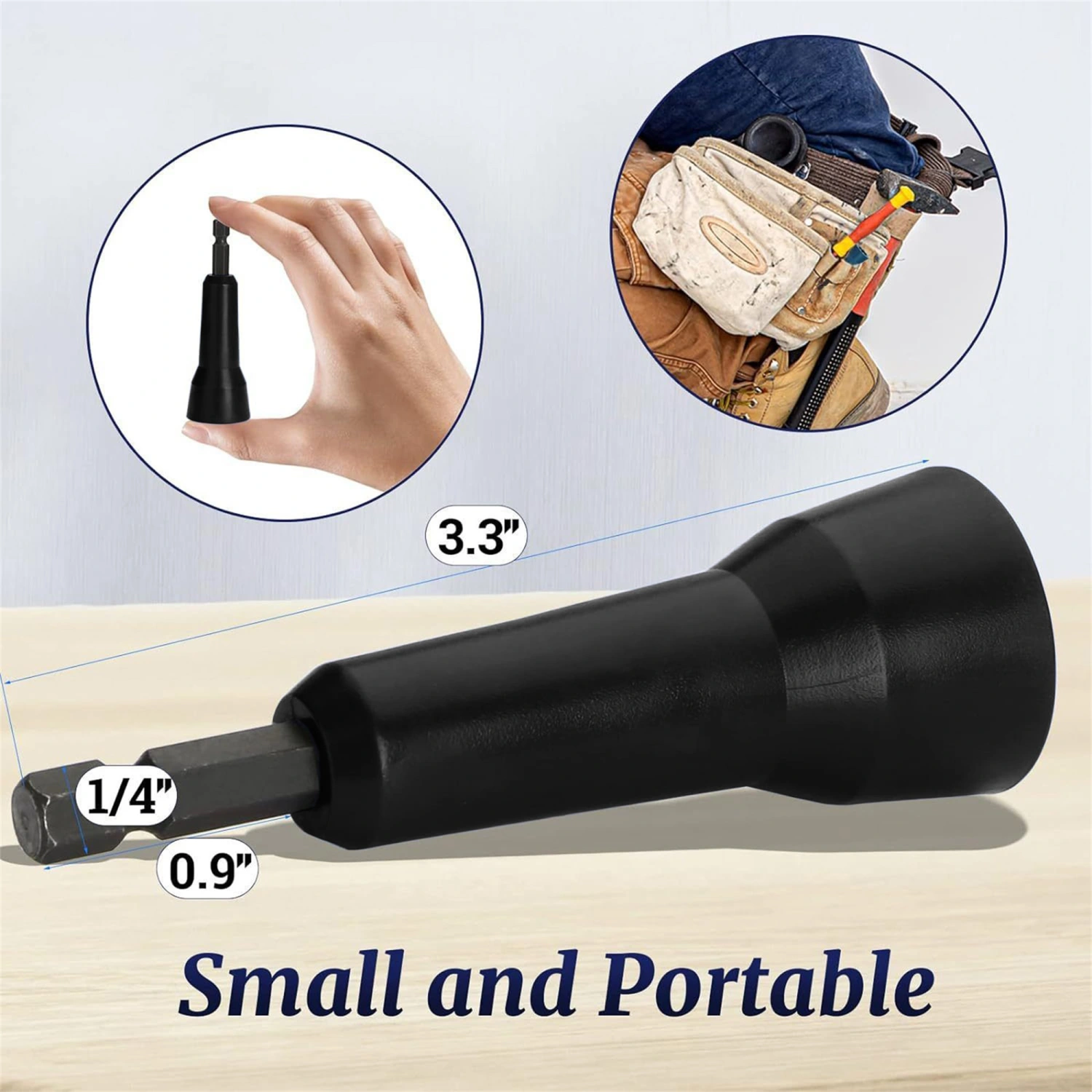 Wire Twisting Tool, Spin Wire Connector Socket Nut Twister for Drill