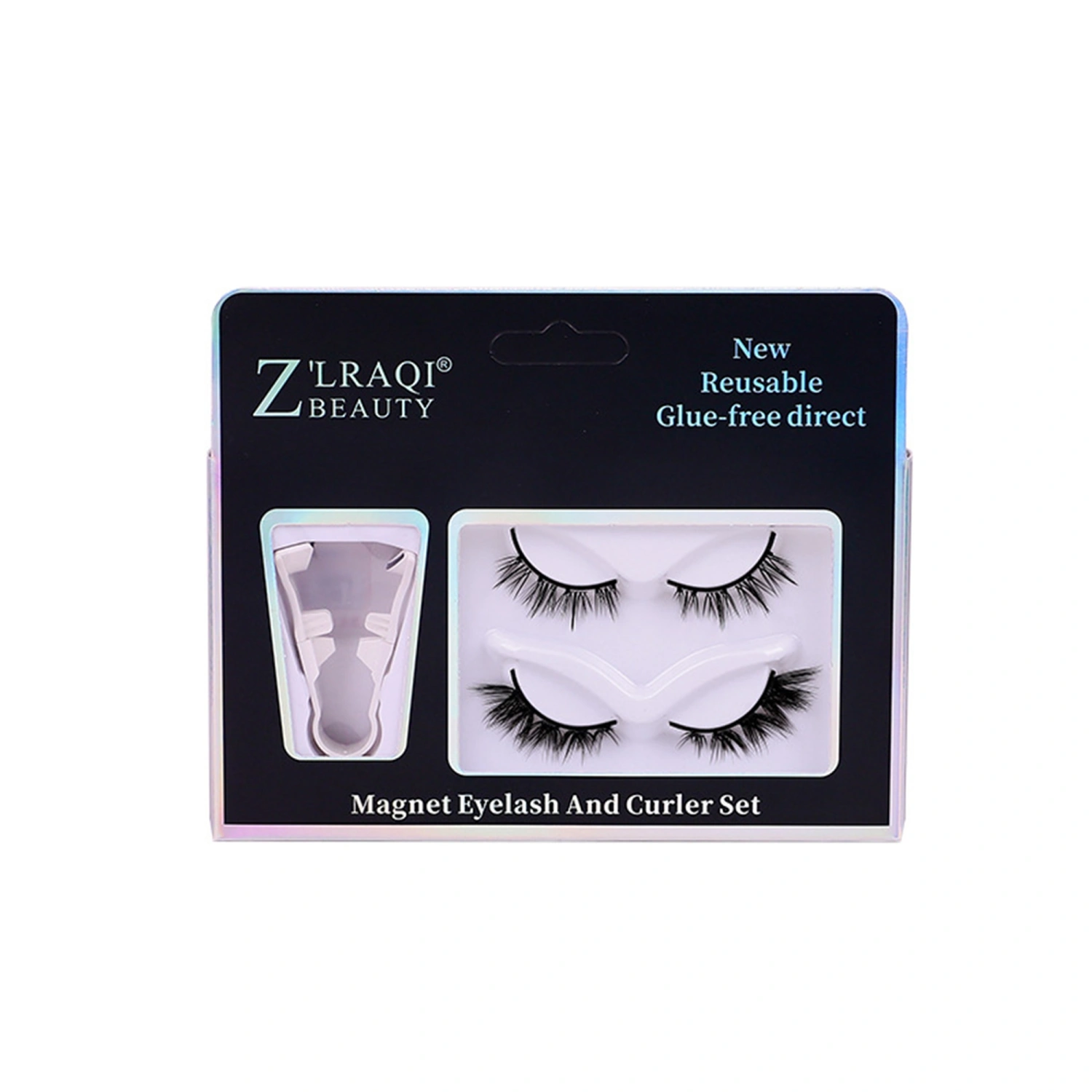 Magnetic Eyelashes, Natural Look Eyelashes Kit with Eyelash Curler