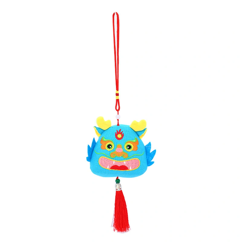 Chinese New Year Doll, Hanging Tasseled Stuffed Dragon Plush Toy Gift