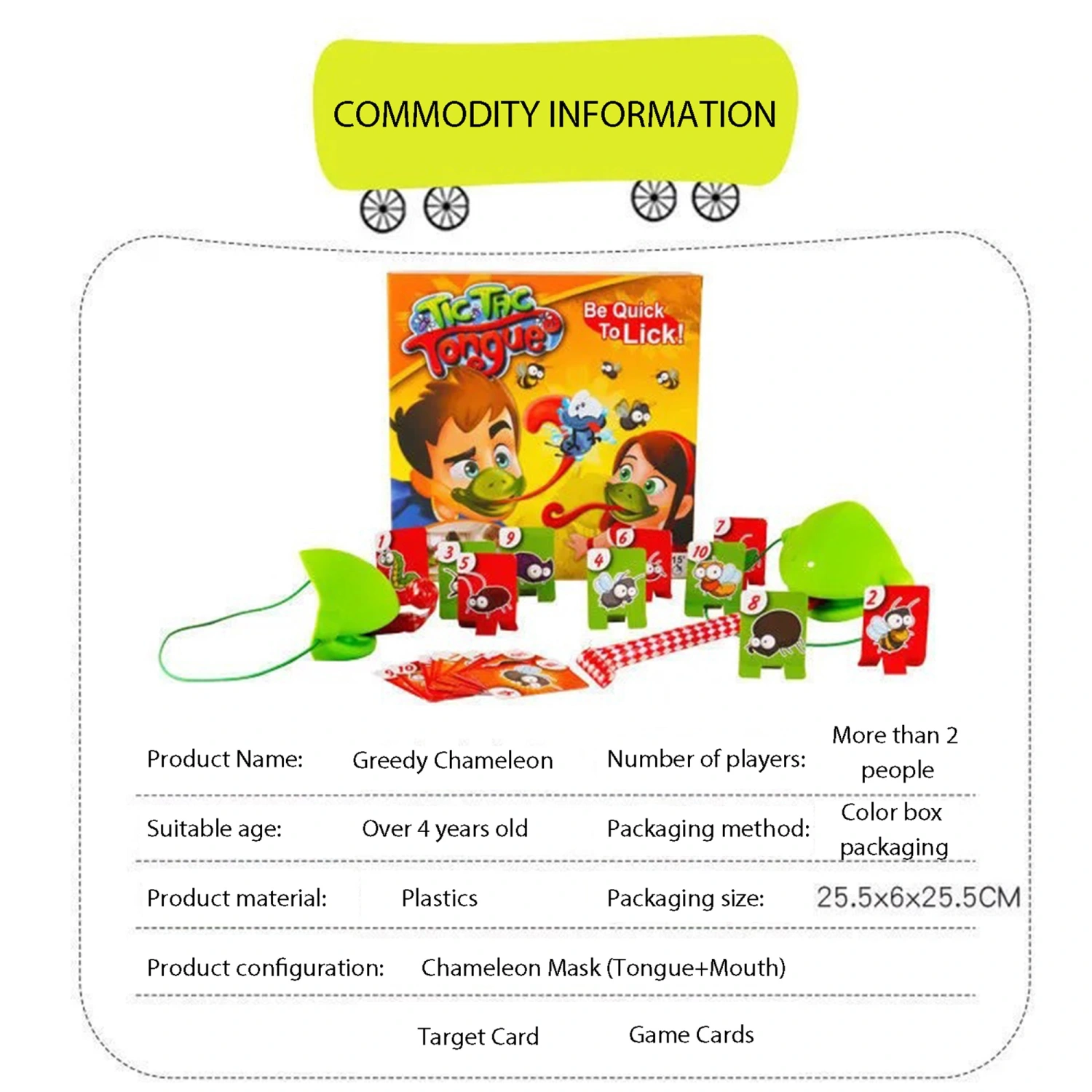 Frog Tongue Game, Funny Catch Bugs Game Kids Toy Party Game Gift
