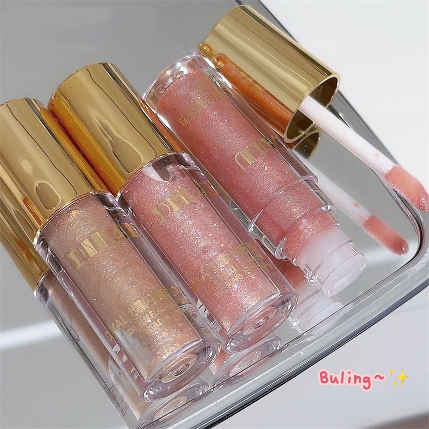 Shimmer Lip Gloss Long Lasting Glasting Water Gloss Liquid Lipstick