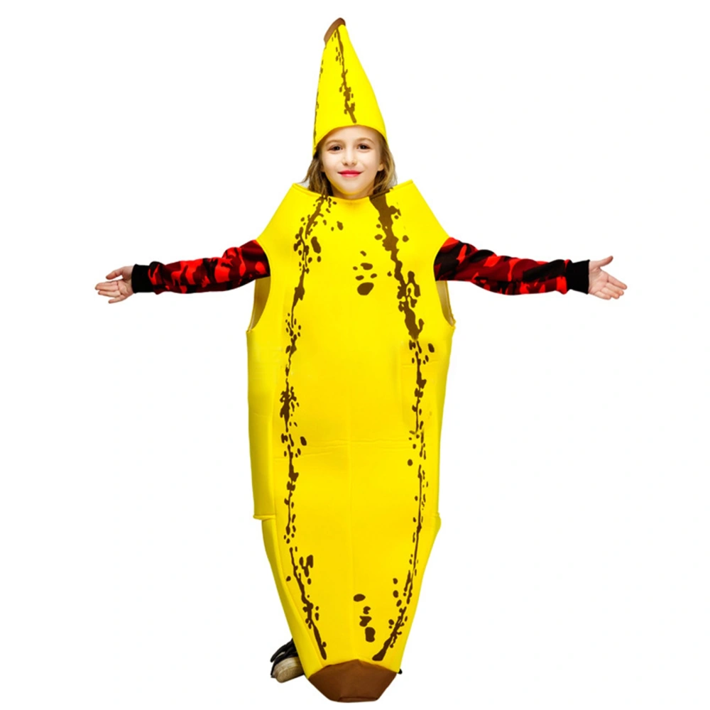 Halloween Banana Costume Funny Banana Suit Jumpsuit Fruit Costume