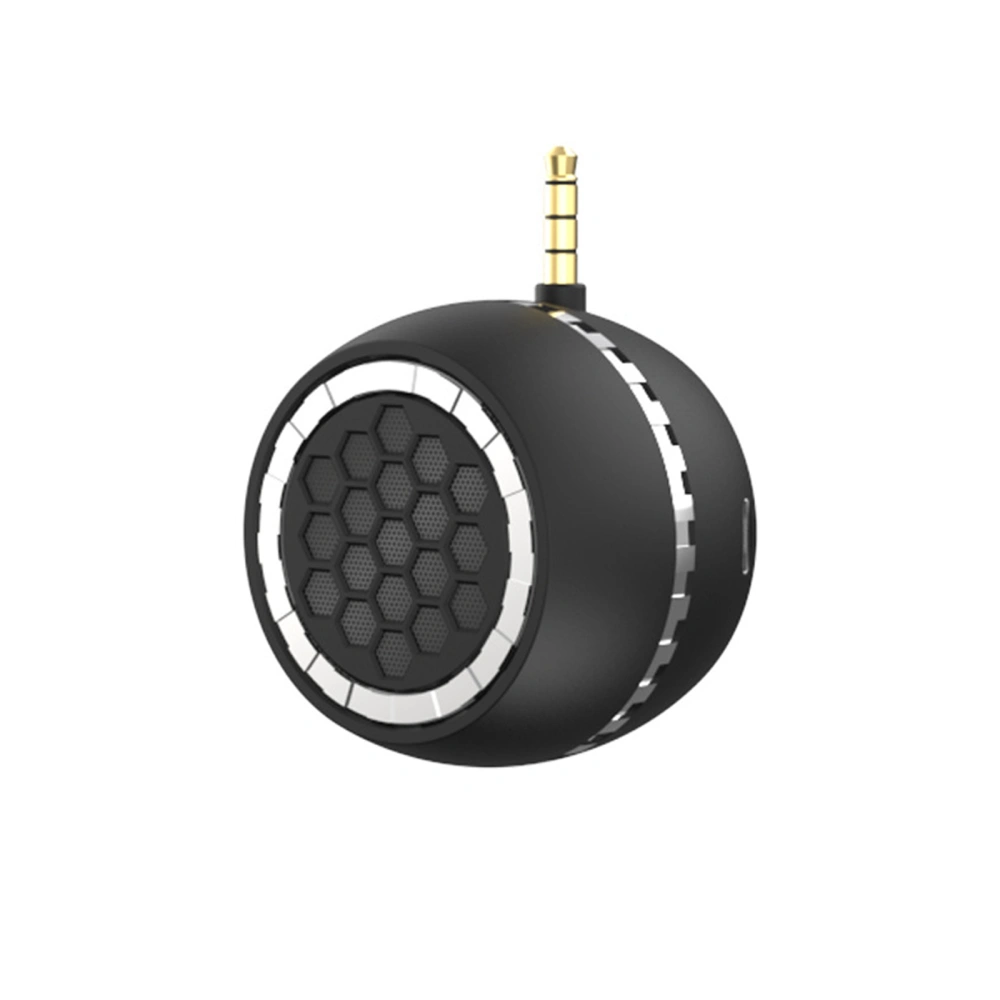 Plug-in Speaker, 3.5mm Mini Portable Wireless Speaker Loudspeaker