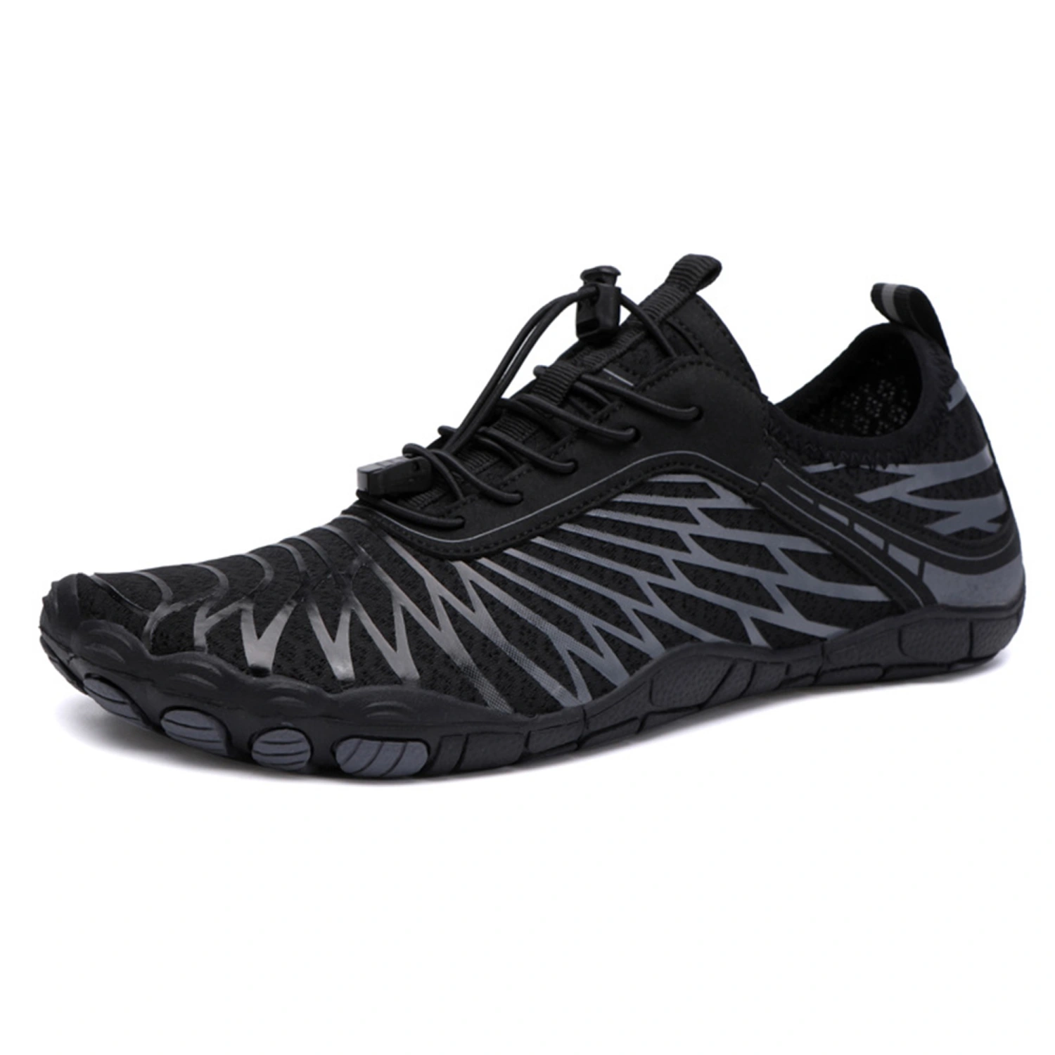 Men's Barefoot Shoes Black Minimalist Cross Training Shoes Sneakers