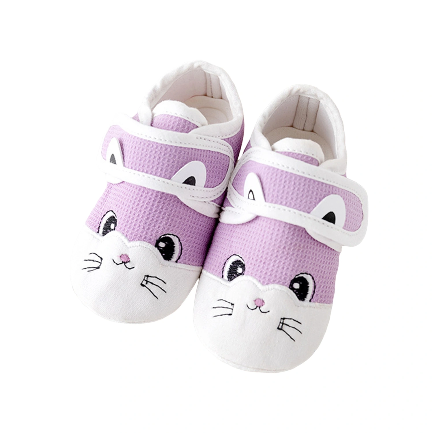 Baby Flats Embroidery Animal Soft Non-slip Walking Shoes Toddler Shoes