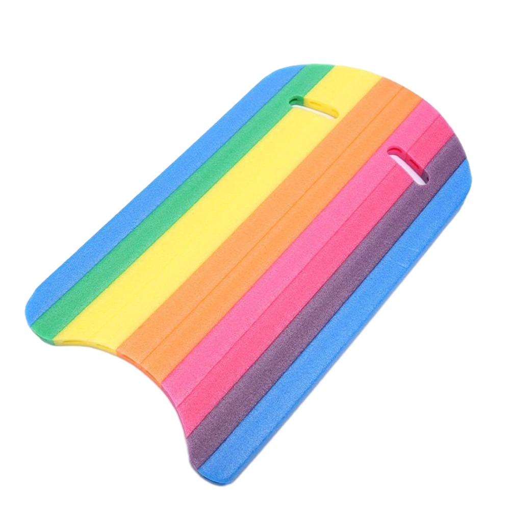 Swimming Kickboard for Kids Rainbow Safety Swim Board with Grip 