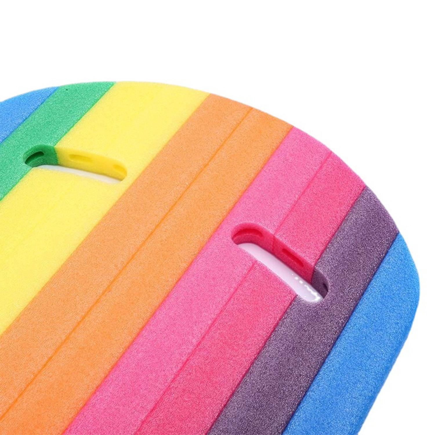 Swimming Kickboard for Kids Rainbow Safety Swim Board with Grip 