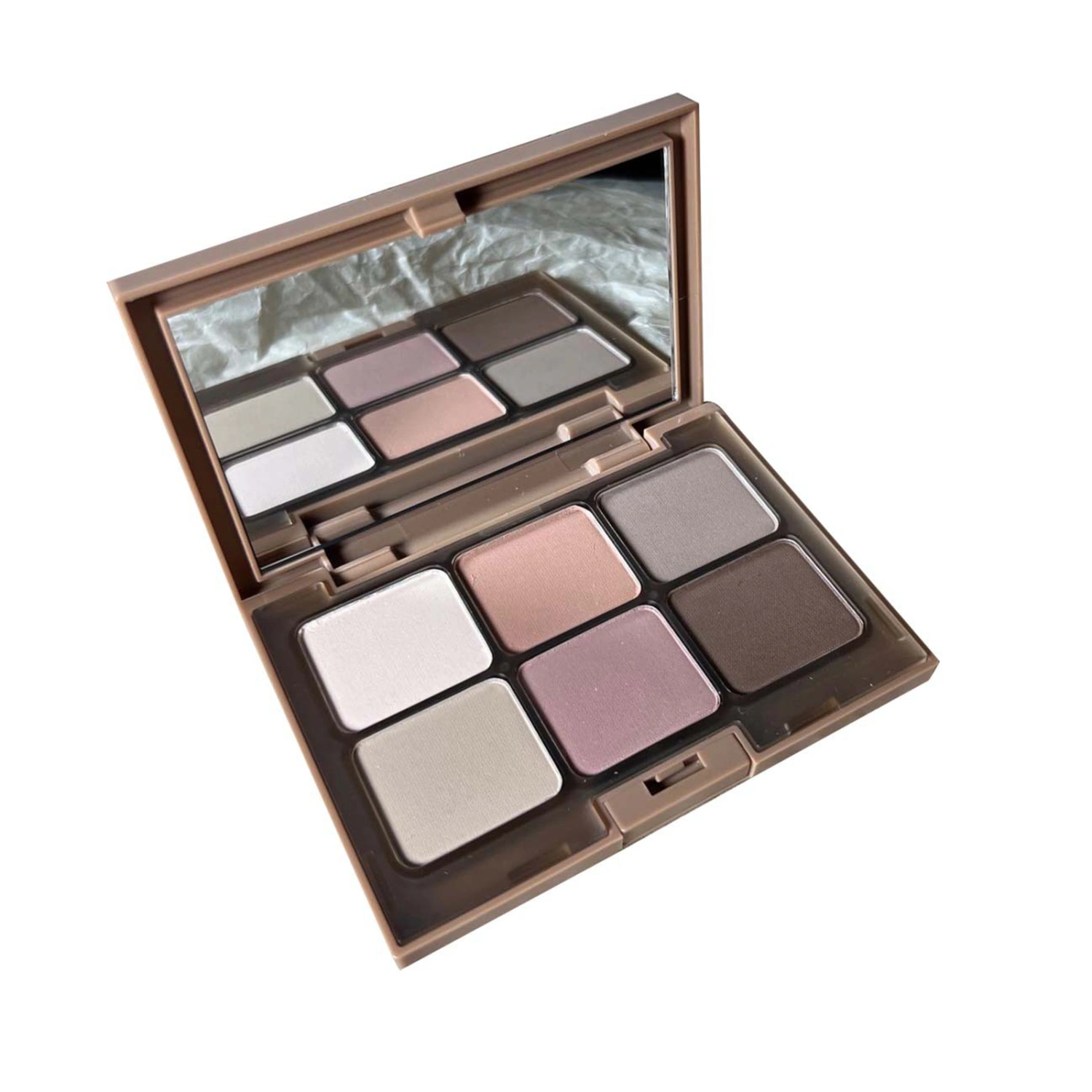 6 Colors Eyeshadow Palette, Multifunctional Eyeshadow Blush Contour