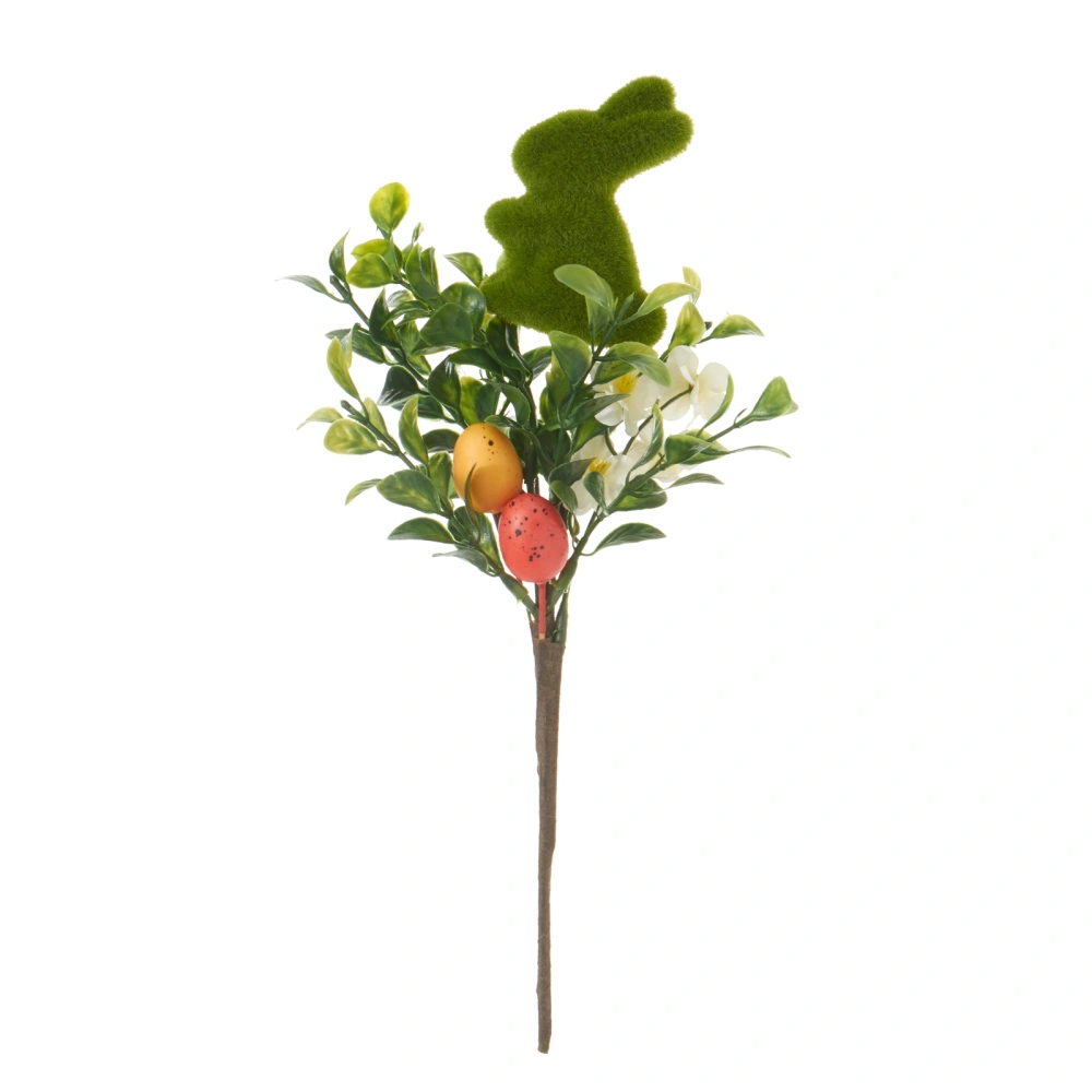 Easter Egg Stems Spring Floral Picks with Bunny Spring Branches 