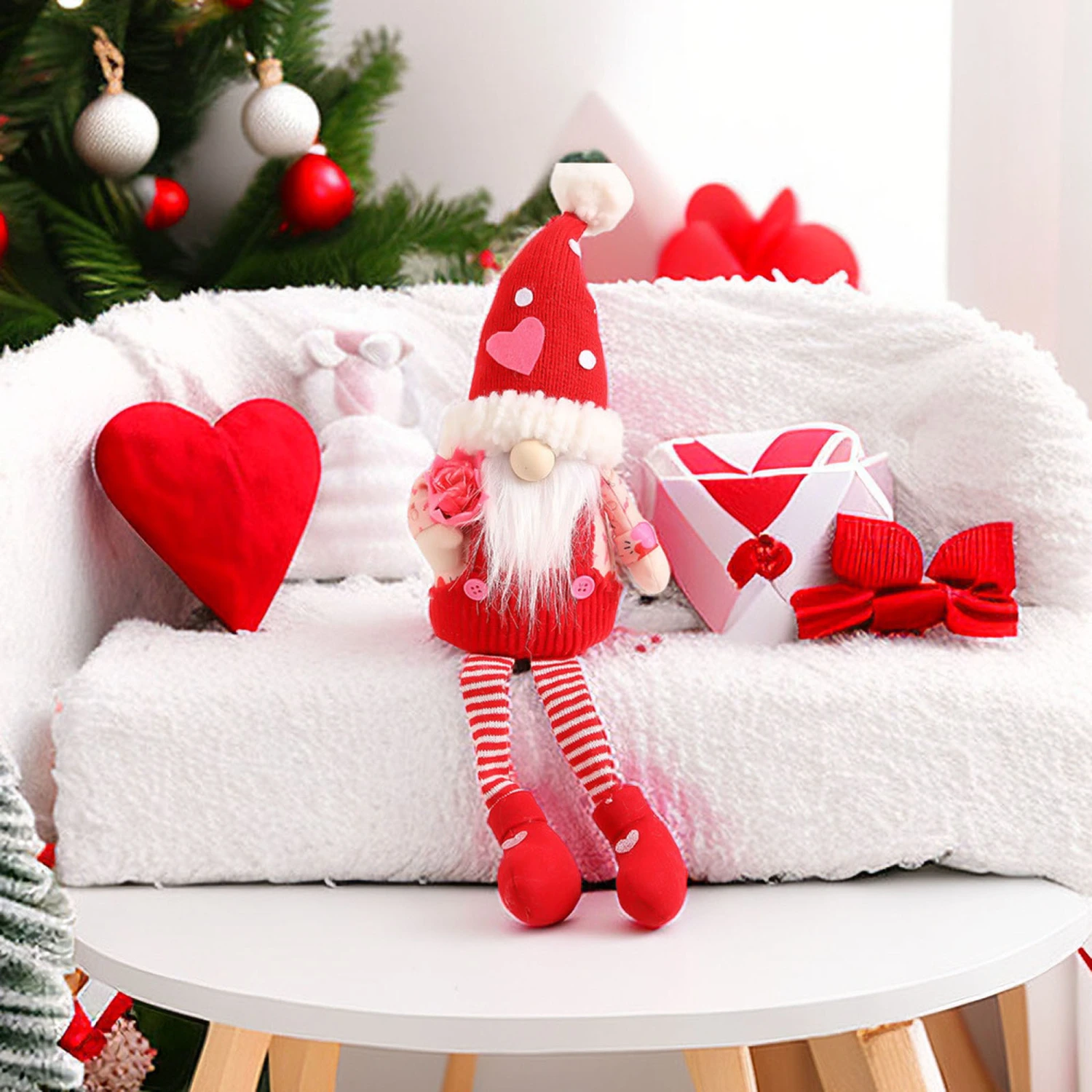 Valentine's Day Gnome Decor Stuffed Faceless Doll Plush Doll Gift