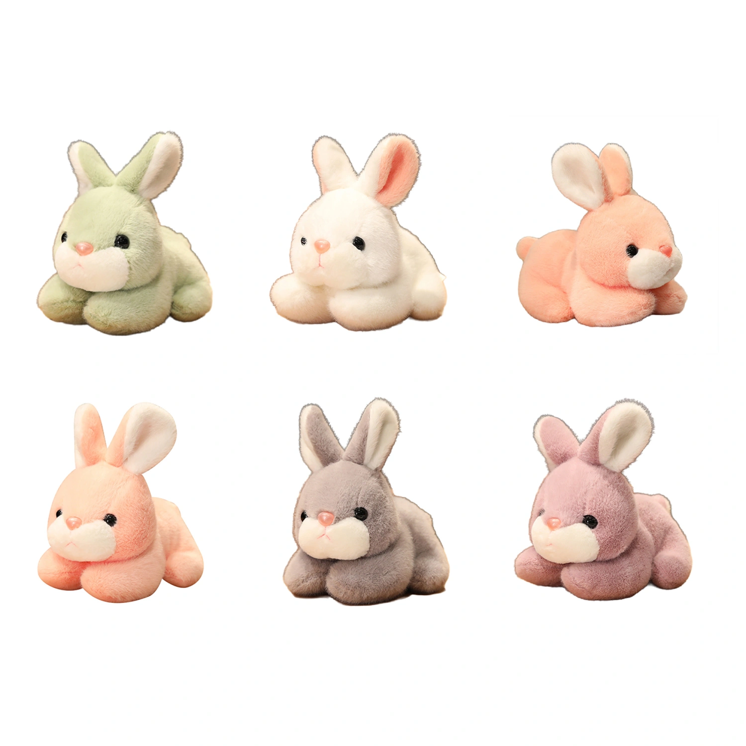 Bunny Plush Toy Soft Throw Pillow Rabbit Plushies Stuffed Animal Dolls