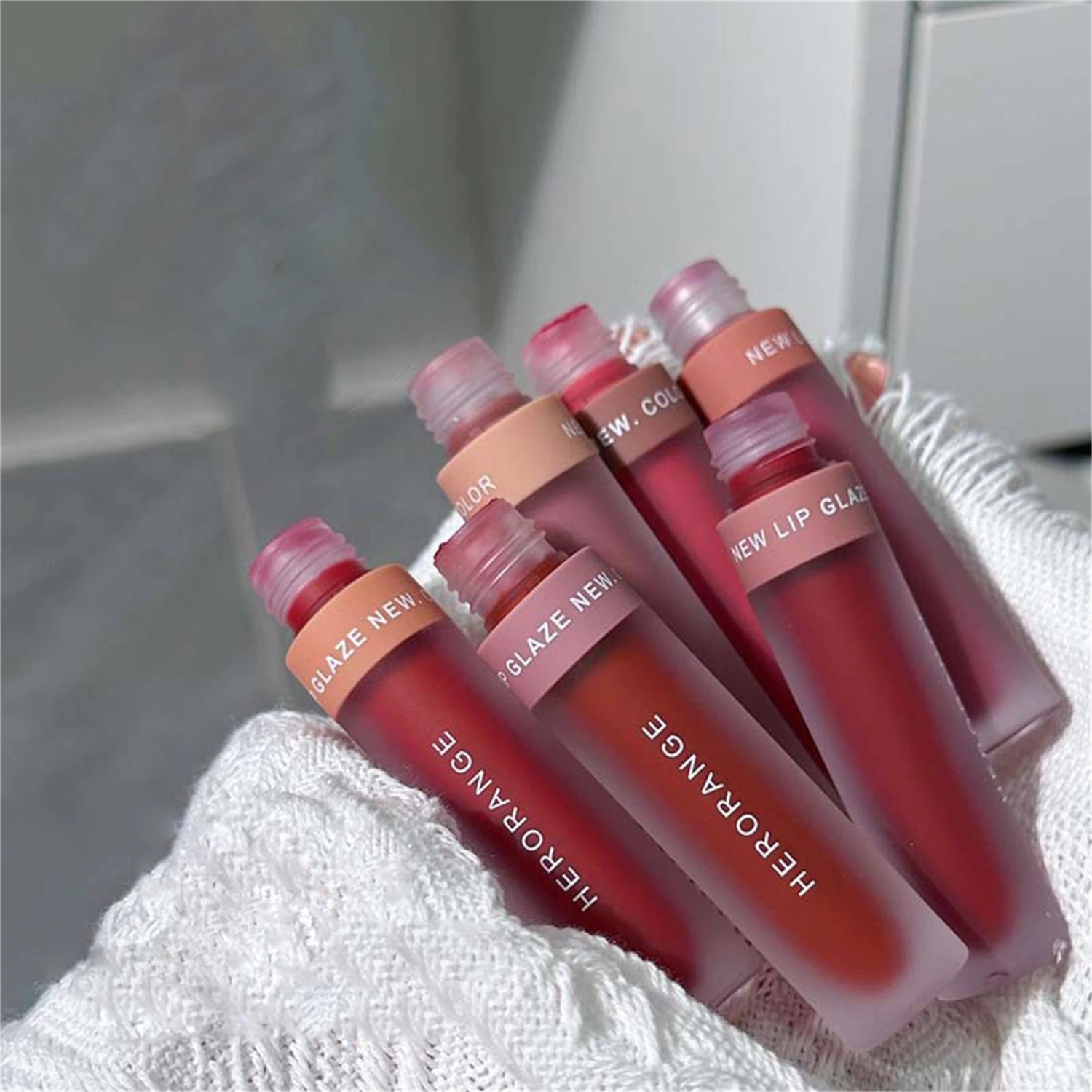 Matte Lipstick Velvet Lip Stick Long Lasting Lip Tint Korean Makeup