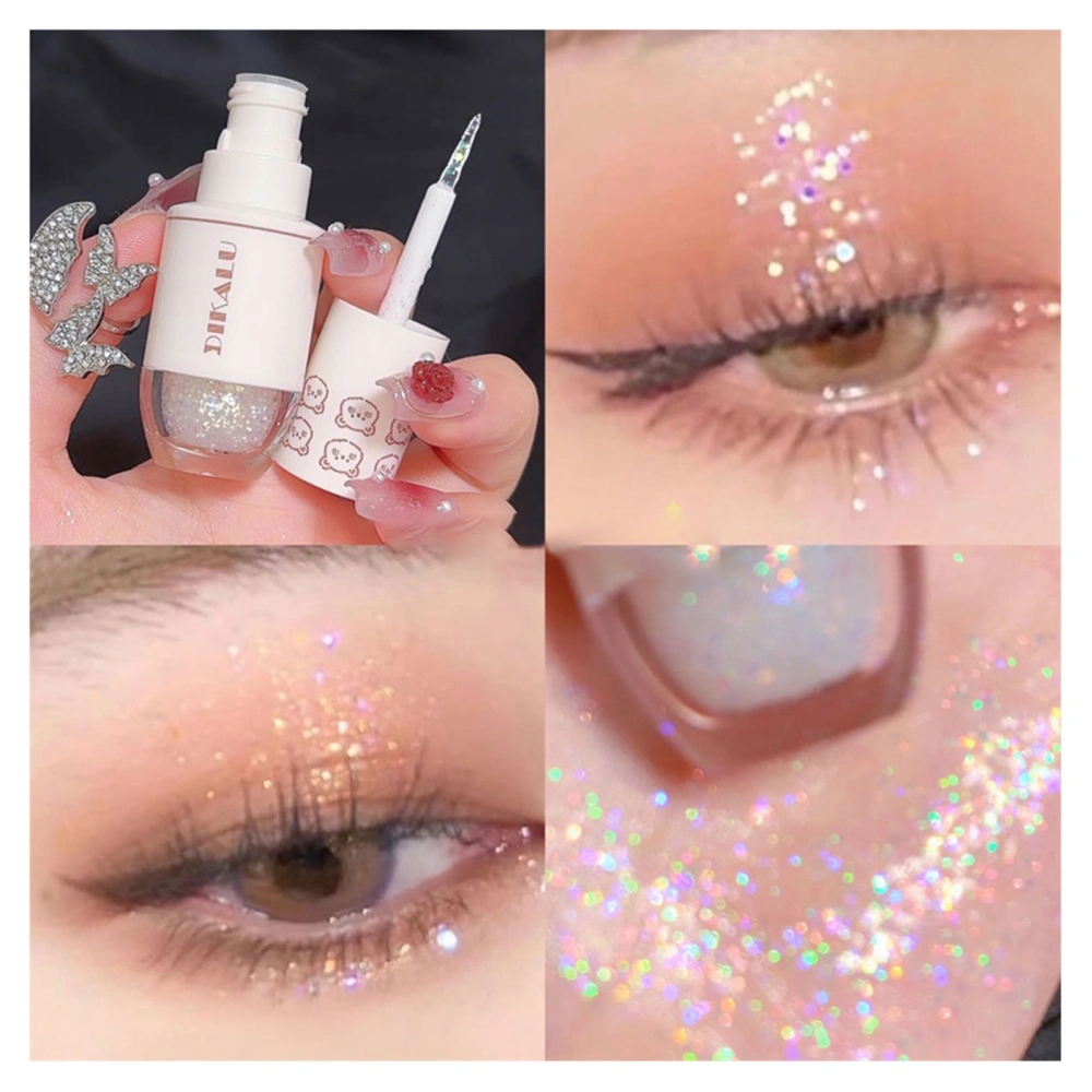 Cute Bear Glitter Diamond Liquid Eyeshadow, Sparkly Eye Shadow