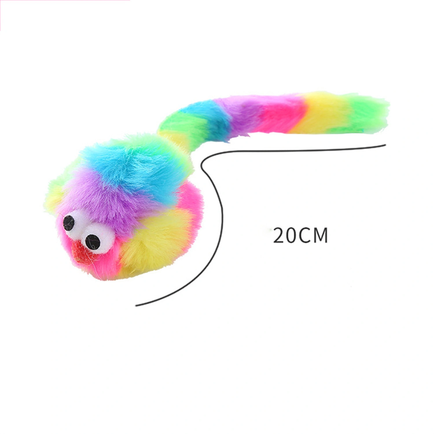 Cat Mouse Toy, Soft Plush Mice Anti-boring Interactive Toy with Sound