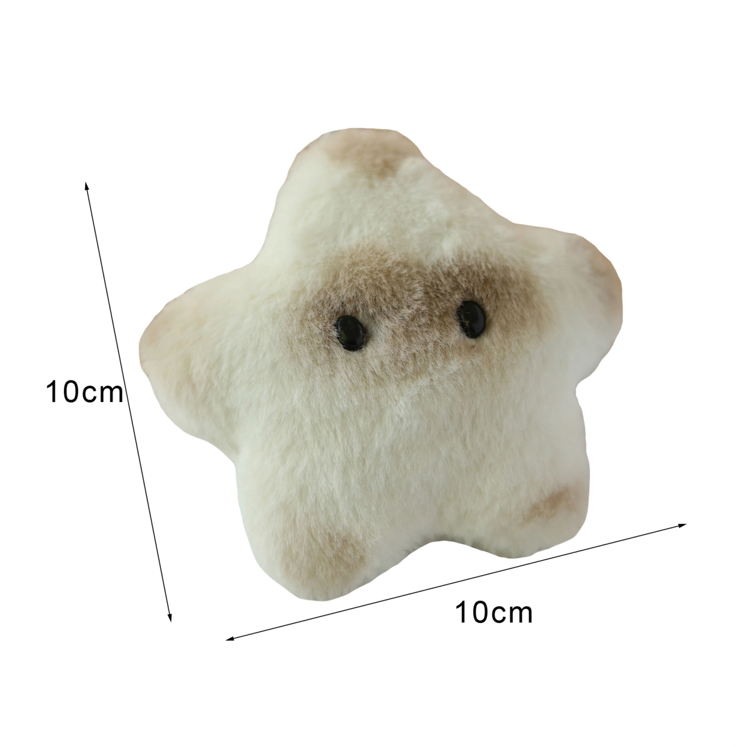 Plush Capybara Star Keychain Plushies Stuffed Animal Dolls Key Ring