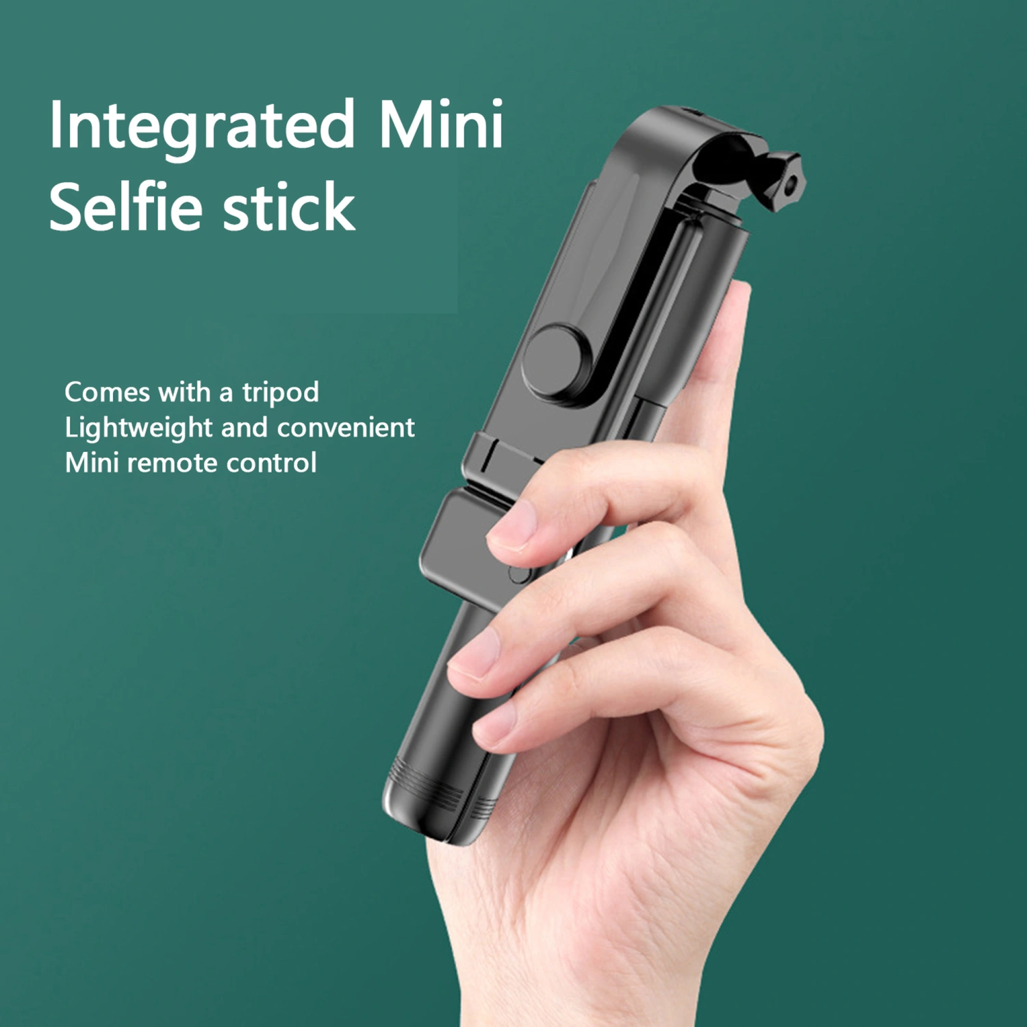 Selfie Stick Tripod, Remote Control Adjustable Tripod with Light