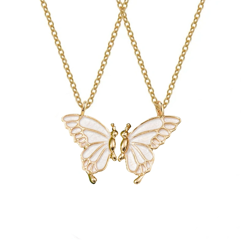 Women Butterfly Necklace, Sweet Pendant Necklace Jewelry Gift