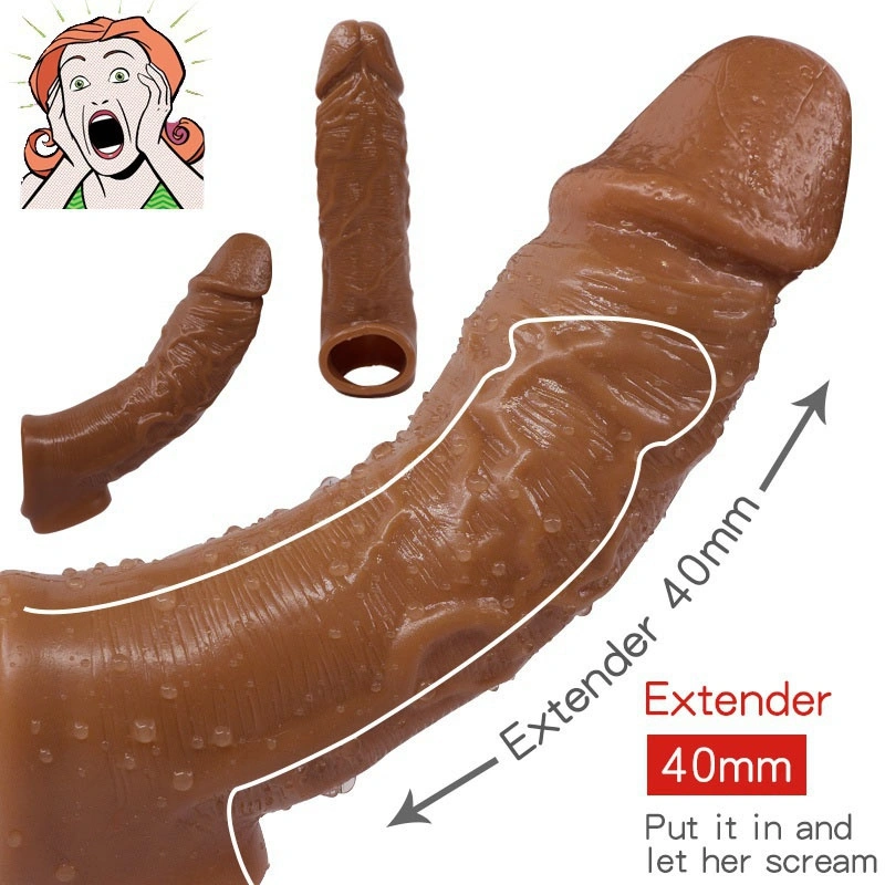 High elastic wolf tooth set is suitable for lengthening and thickening penises of different sizes. Penile set is a contraceptive and sexual toy for couples