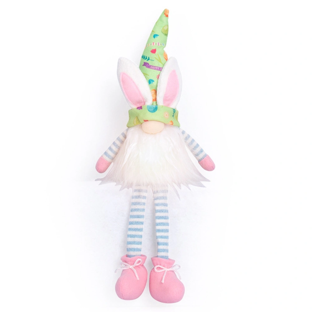 Easter Decorations Lighted Plush Gnomes, Easter Gnomes Bunny Doll