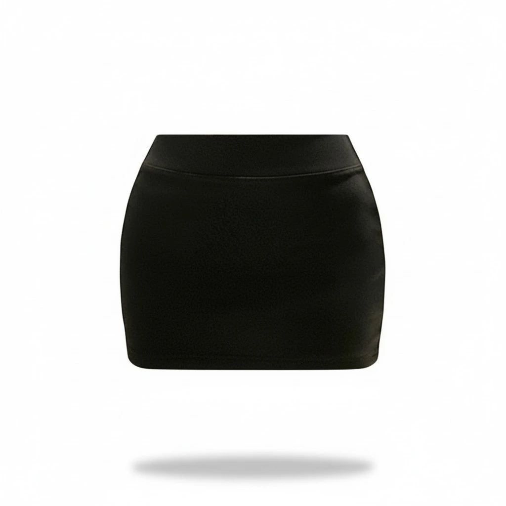 Women's Bodycon Mini Skirts High Waist Solid Color Slim Fit Skirts