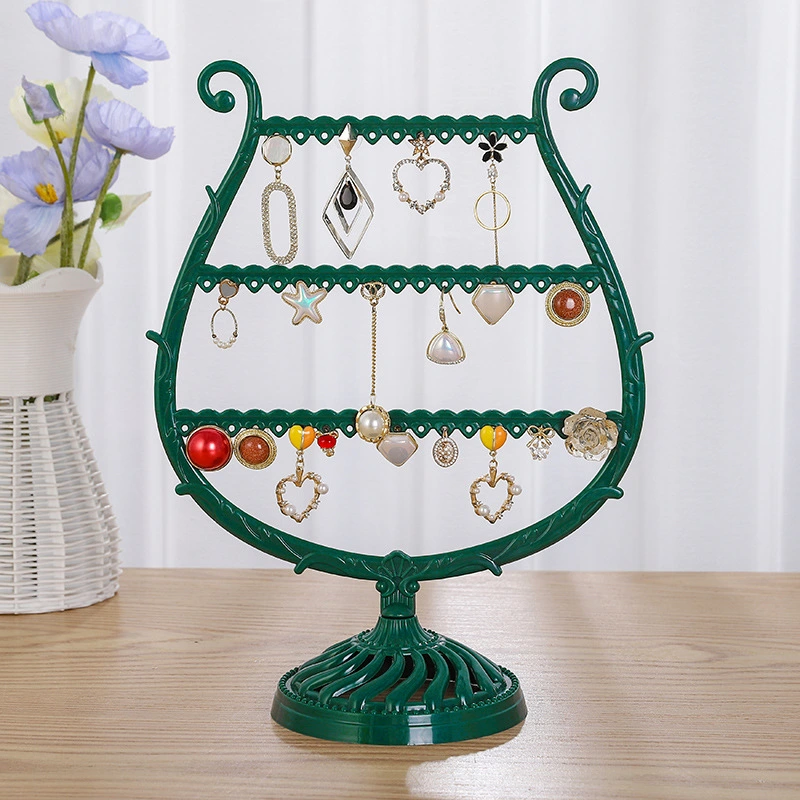 Earrings Holder Organizer Wine Glass Shape Jewelry Display Stand 