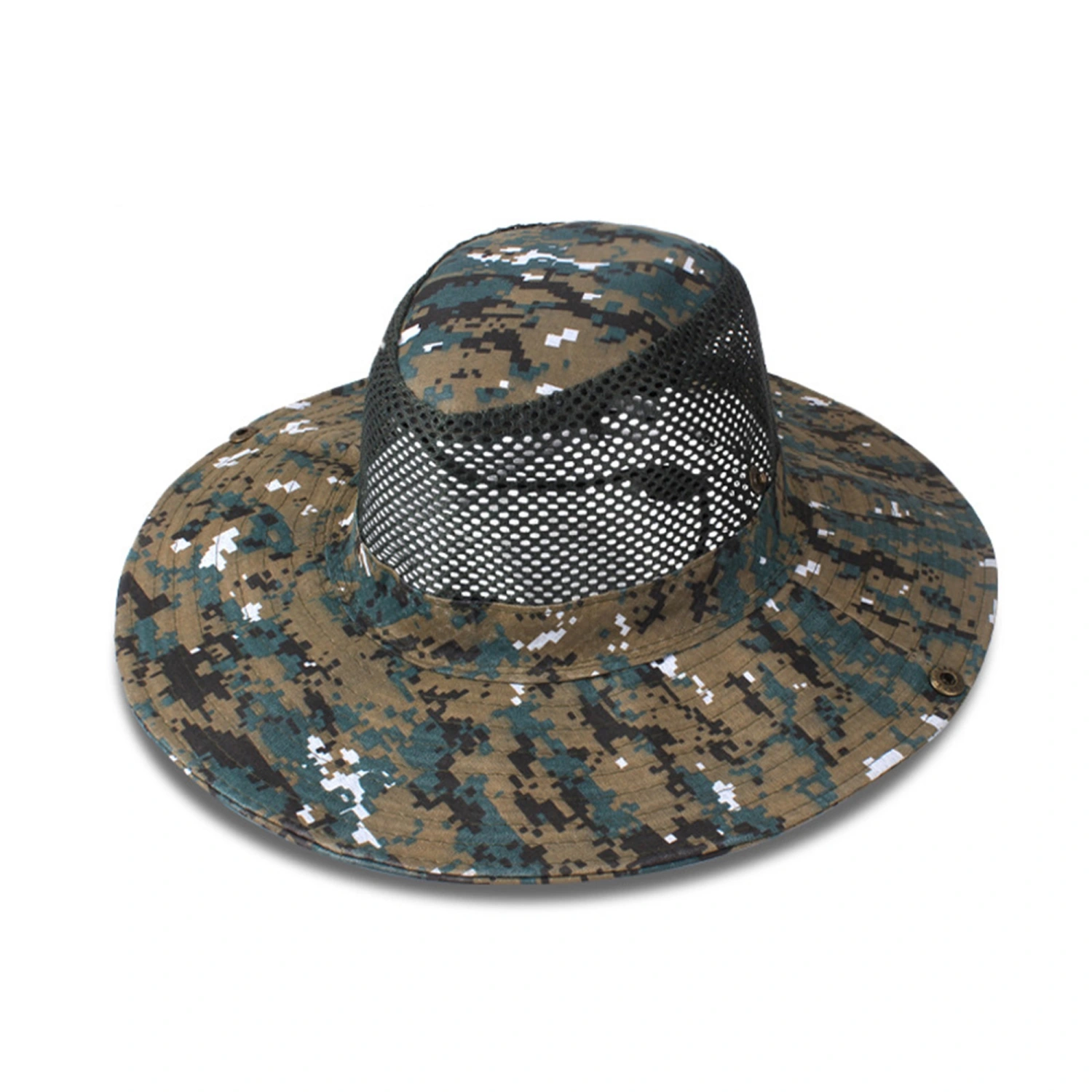 Camouflage Sun Hat for Men, Sun Protection Wide Brim Fish Hat