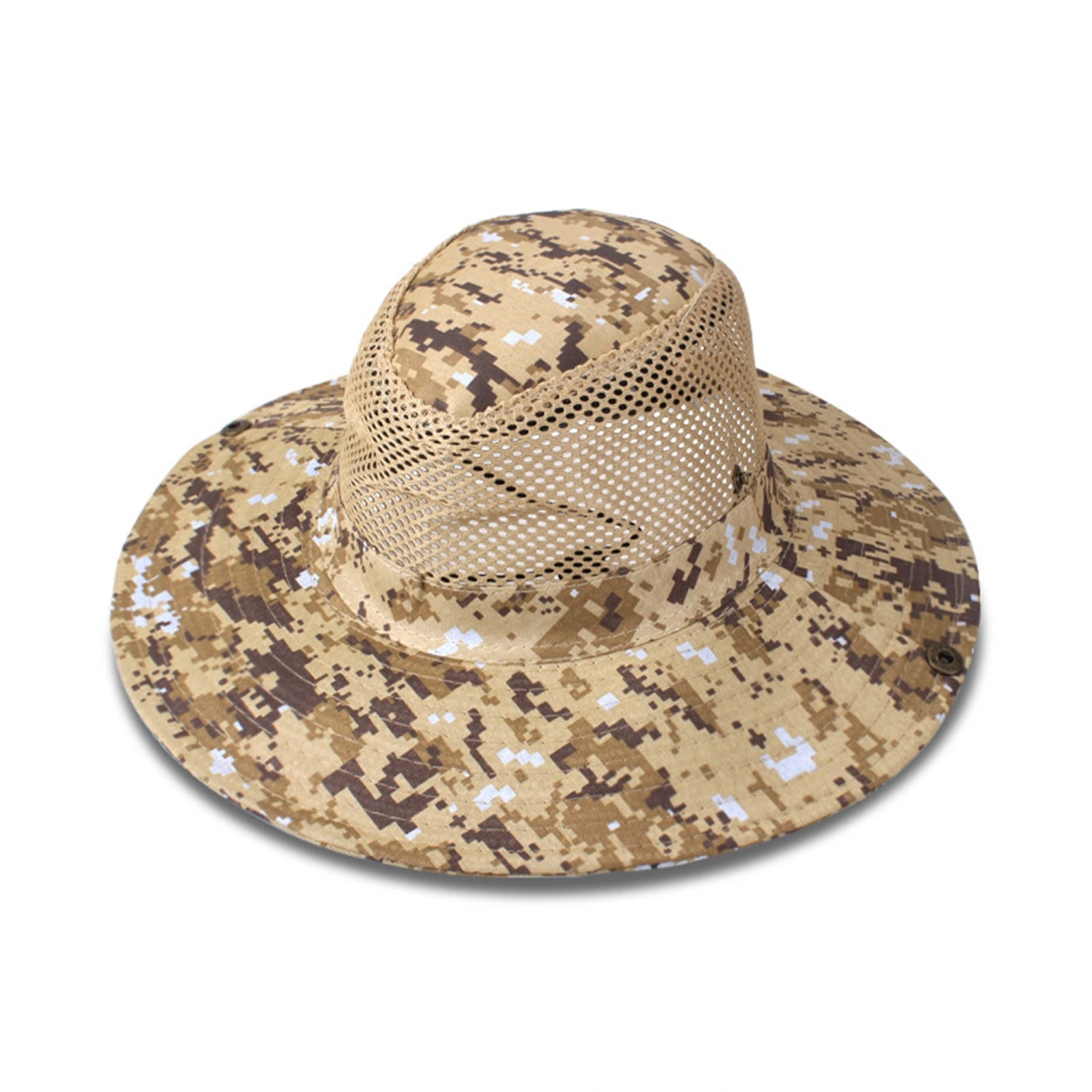 Camouflage Sun Hat for Men, Sun Protection Wide Brim Fish Hat