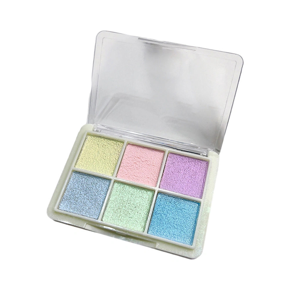 6 Colors Chrome Nail Glitter Powder Gel Polish Holographic Pigment