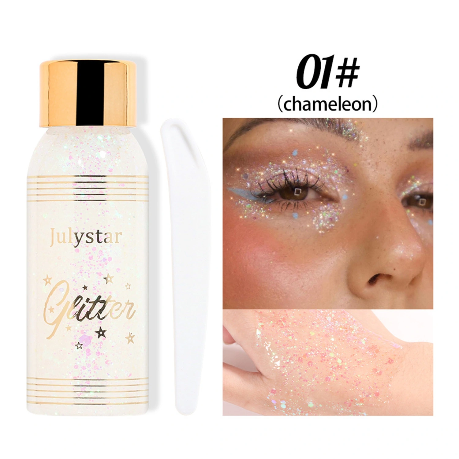 Body Glitter Gel Sequins Glitter Liquid Eyeshadow Face Glitter Makeup