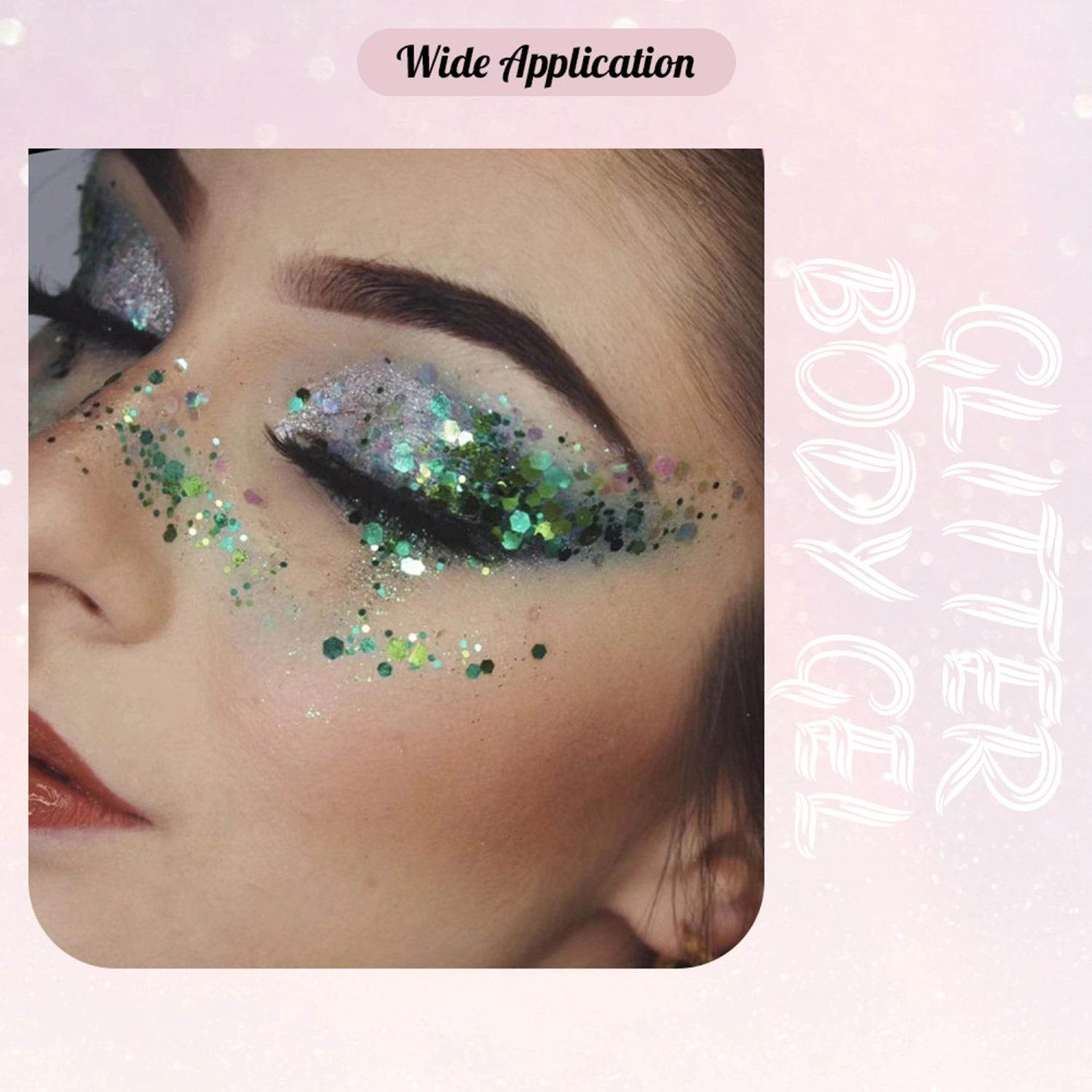 Body Glitter Gel Sequins Glitter Liquid Eyeshadow Face Glitter Makeup