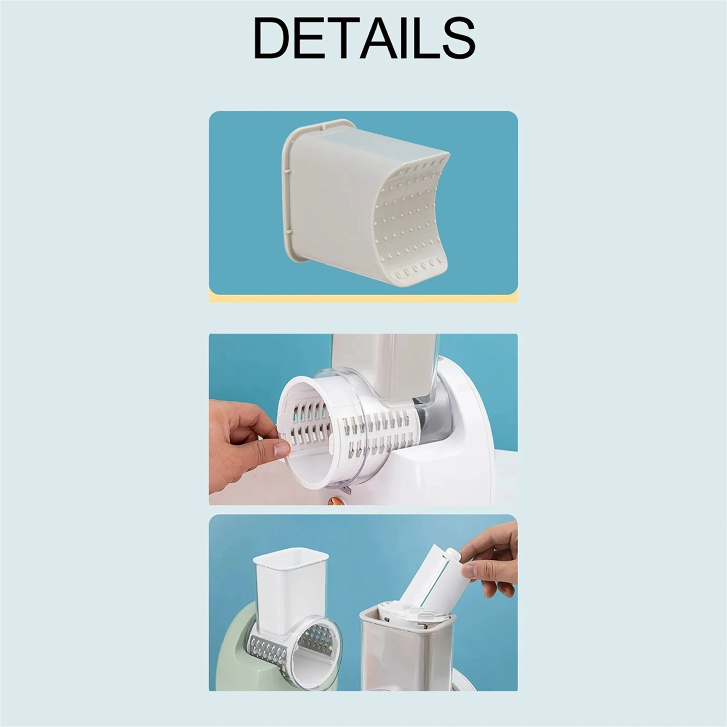 Electric Cheese Grater, Electric Salad Maker Vegetable Shredder