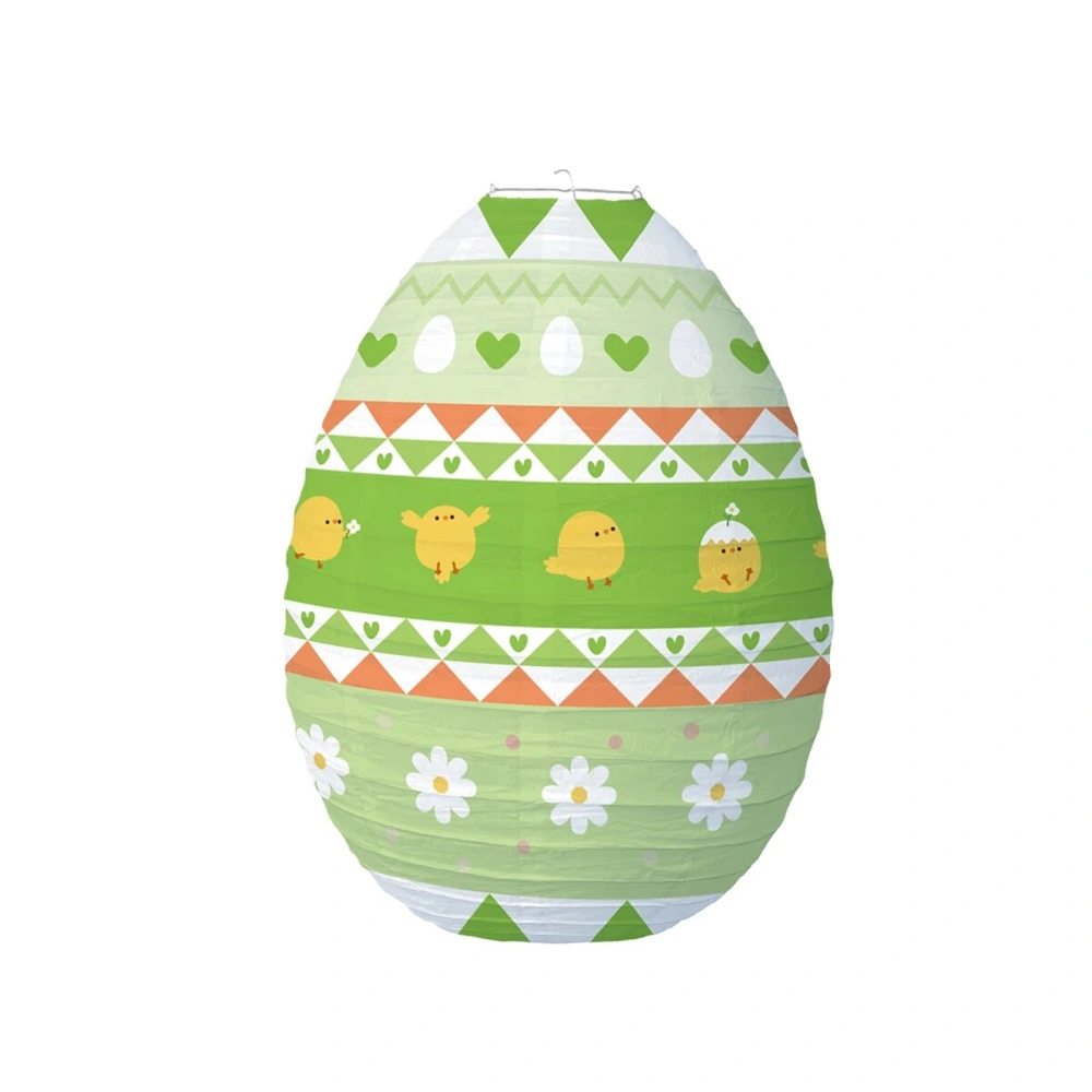 Easter Lantern Decor, 3D Easter Egg Paper Lanterns Hanging Decorations