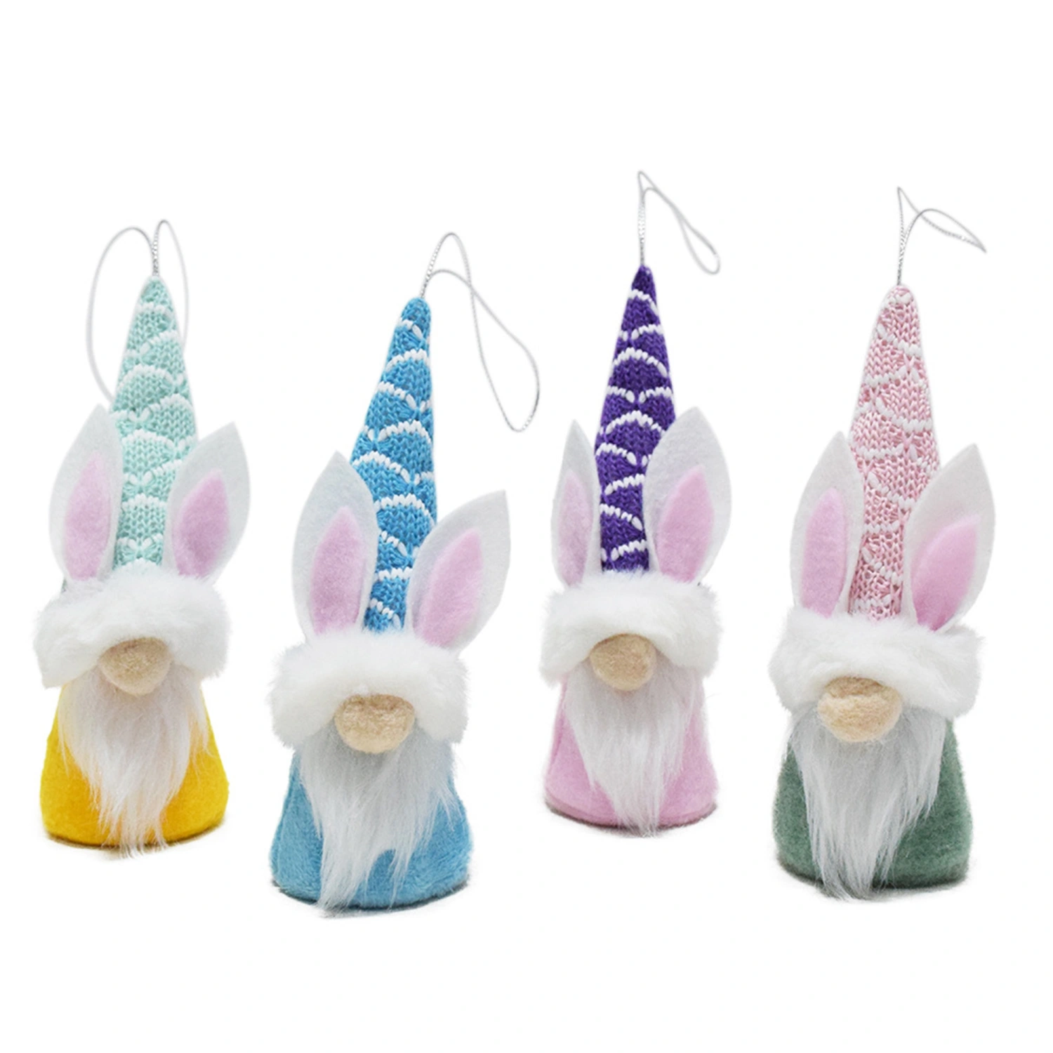 Faceless Doll Pendant Easter LED Bunny Gnomes Stuffed Bunny Gnomes