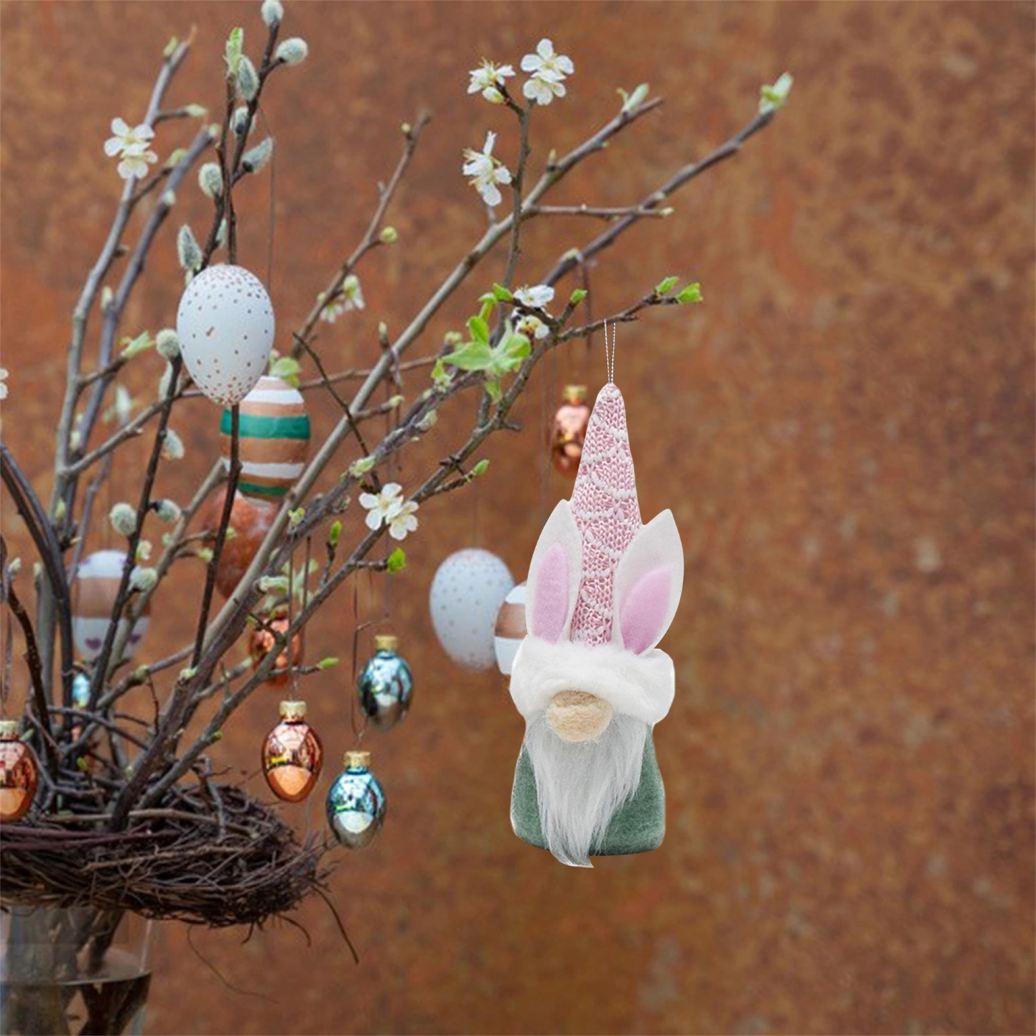 Faceless Doll Pendant Easter LED Bunny Gnomes Stuffed Bunny Gnomes