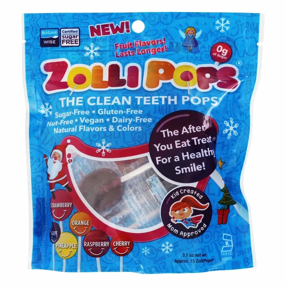 Zollipops - Holiday Variety Pack - Clean Teeth Lollipops, 3.1 Oz