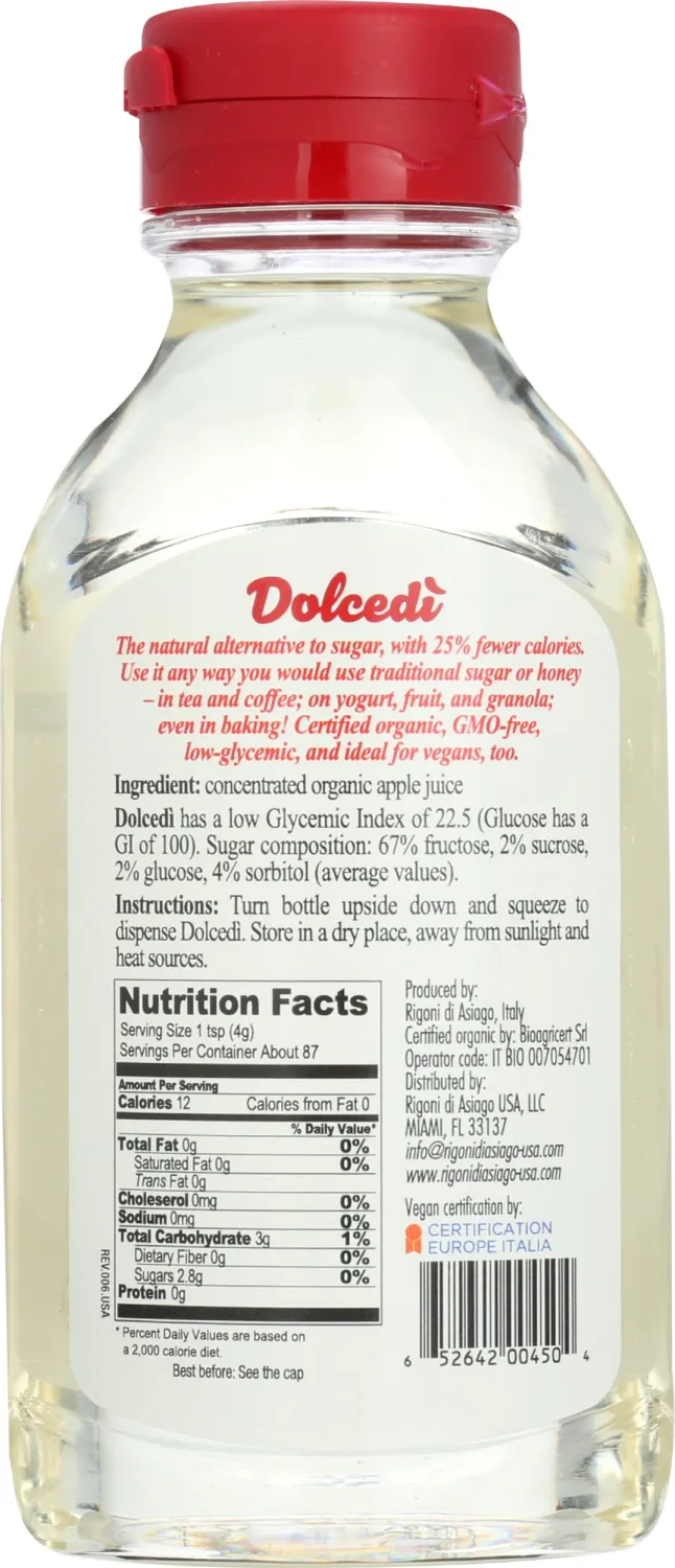 SWEETENER DOLCEDI ORG